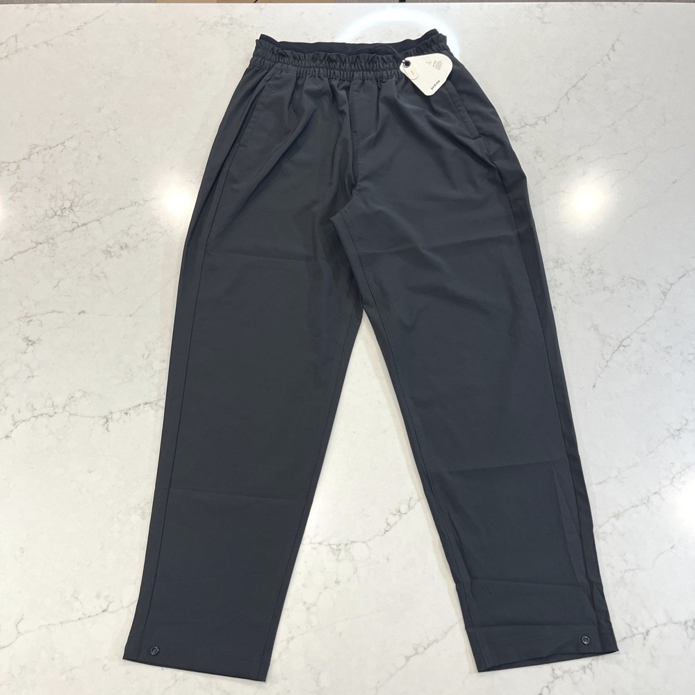 prAna NEW Wonderland Rocks Pant Womens Medium Black Pull On Stretch Outdoor - Picture 1 of 15